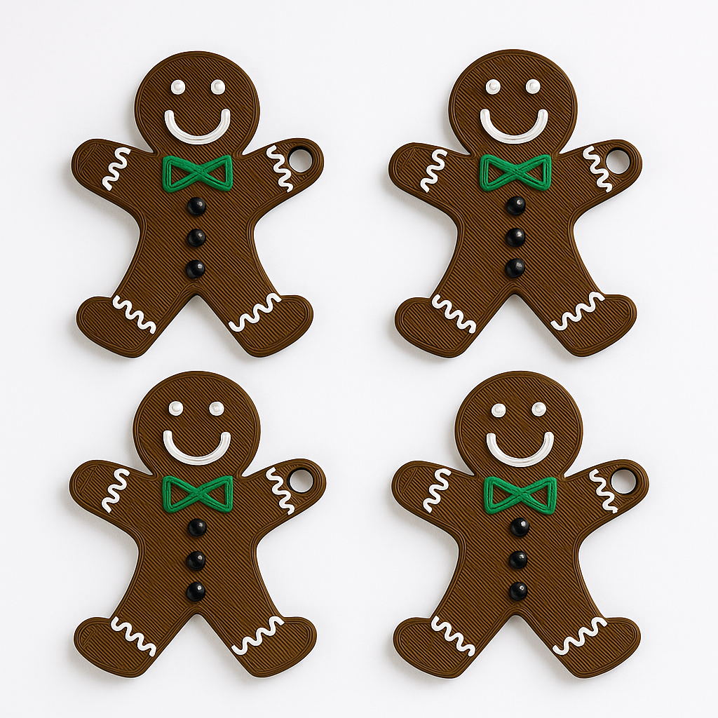 Porte-clés pain d'épice